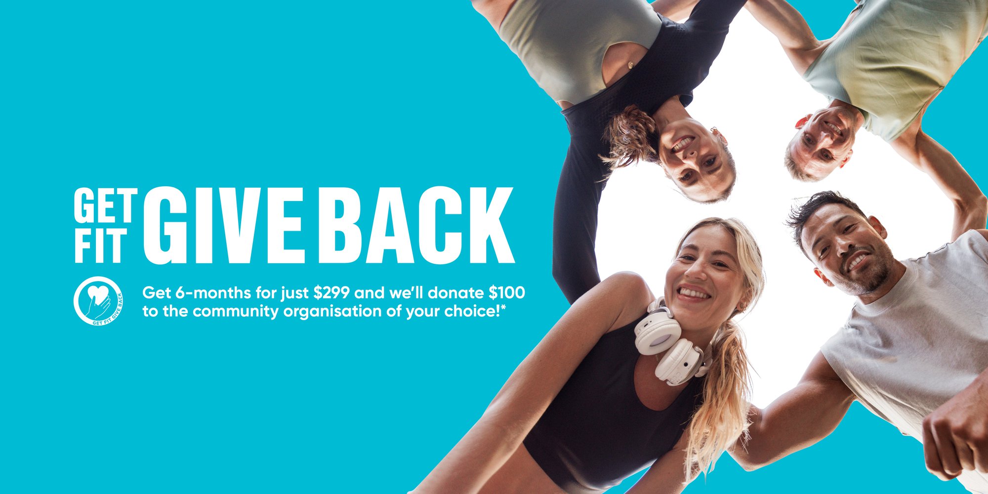 GET FIT, GIVE BACK THIS AUGUST cover