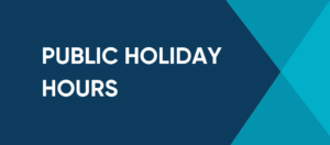 PUBLIC HOLIDAY HOURS 2026 cover
