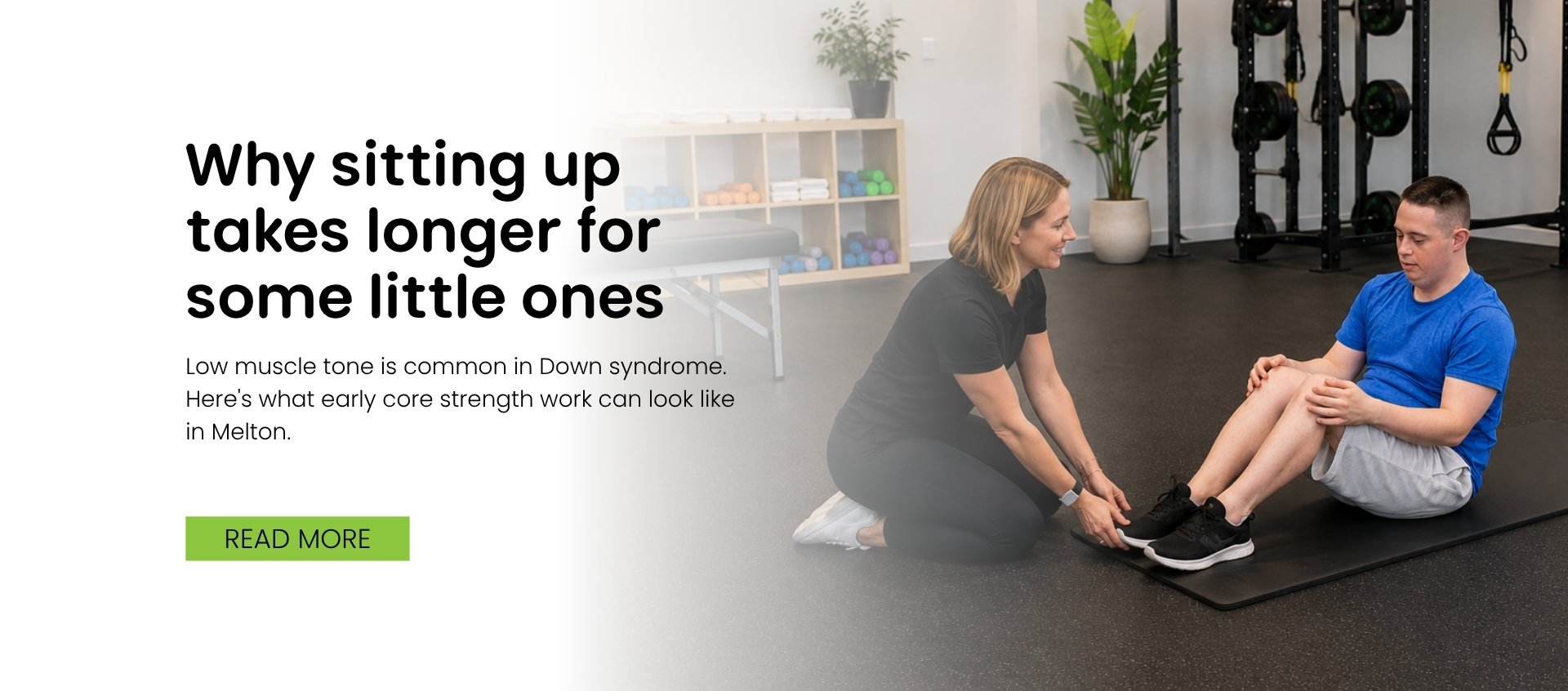 Down Syndrome and Low Muscle Tone: Building Core Strength Early at Healthstin Melton cover